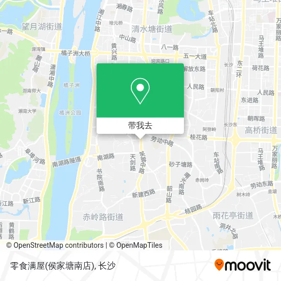 零食满屋(侯家塘南店)地图