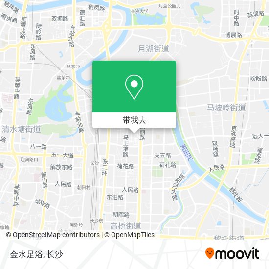 金水足浴地图