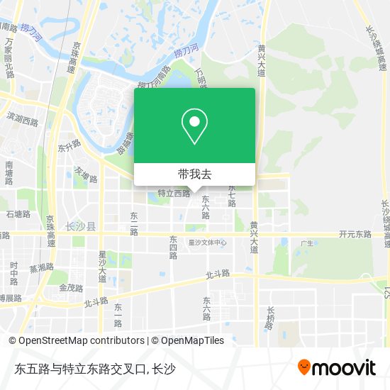 东五路与特立东路交叉口地图