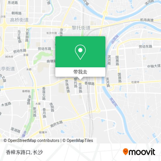 香樟东路口地图