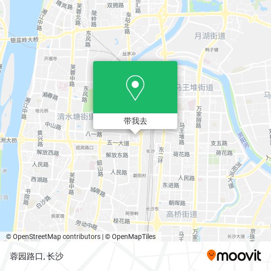 蓉园路口地图