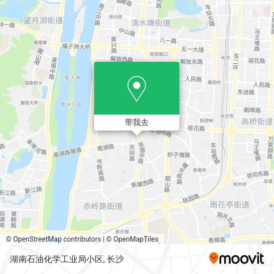 湖南石油化学工业局小区地图