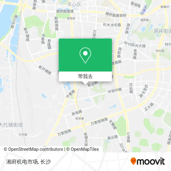 湘府机电市场地图