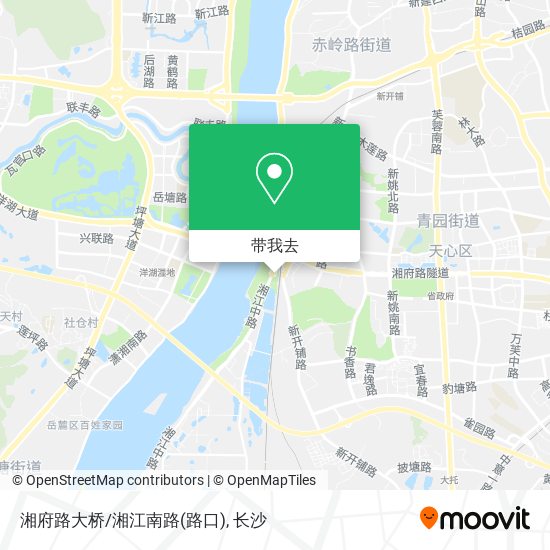 湘府路大桥/湘江南路(路口)地图