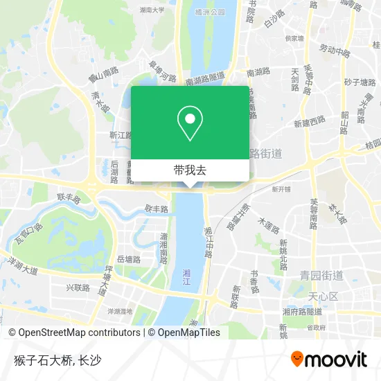 猴子石大桥地图