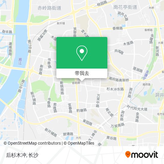 后杉木冲地图