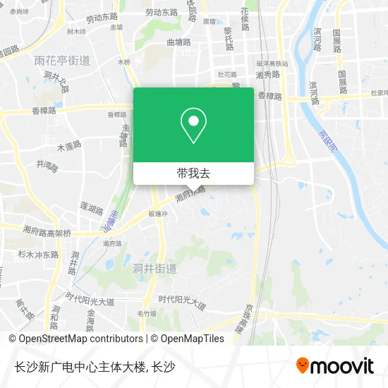长沙新广电中心主体大楼地图