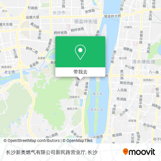 长沙新奥燃气有限公司新民路营业厅地图