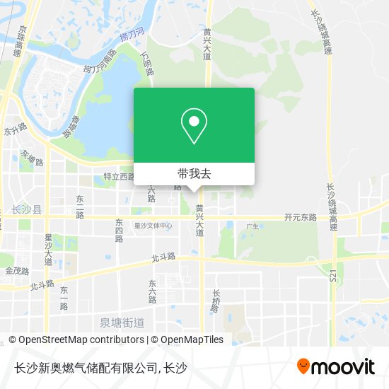 长沙新奥燃气储配有限公司地图