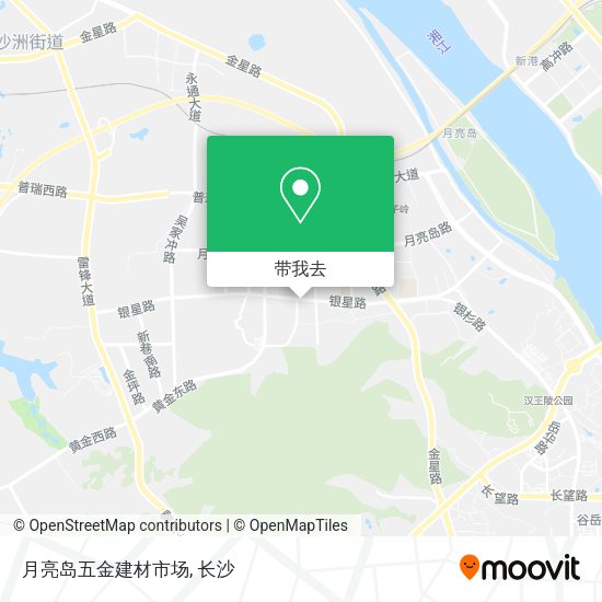 月亮岛五金建材市场地图