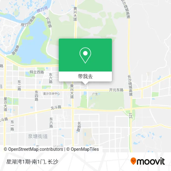 星湖湾1期-南1门地图