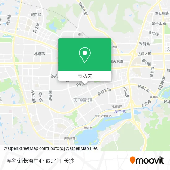 麓谷·新长海中心-西北门地图