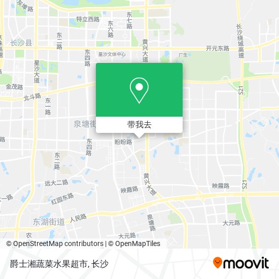 爵士湘蔬菜水果超市地图
