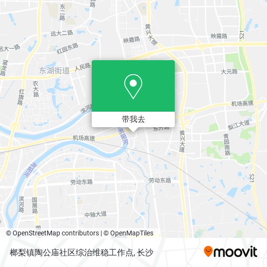 榔梨镇陶公庙社区综治维稳工作点地图