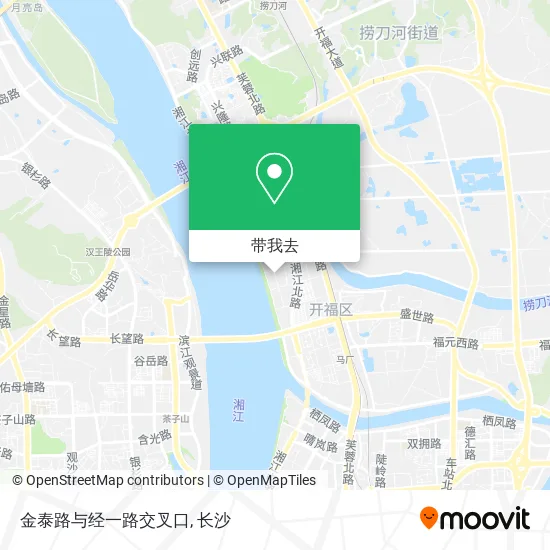 金泰路与经一路交叉口地图