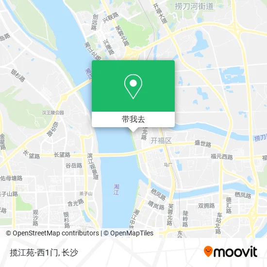 揽江苑-西1门地图