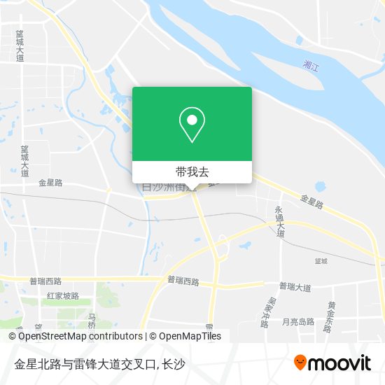 金星北路与雷锋大道交叉口地图