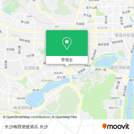 长沙梅西便捷酒店地图