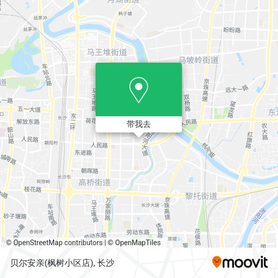 贝尔安亲(枫树小区店)地图