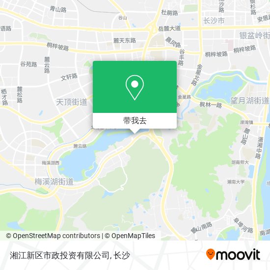 湘江新区市政投资有限公司地图