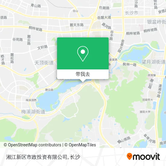 湘江新区市政投资有限公司地图
