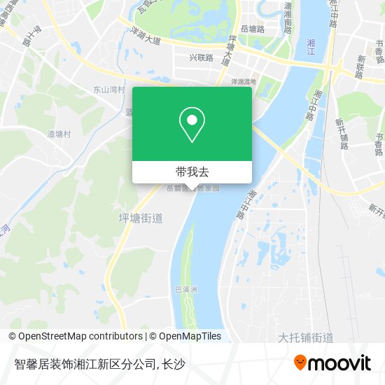 智馨居装饰湘江新区分公司地图