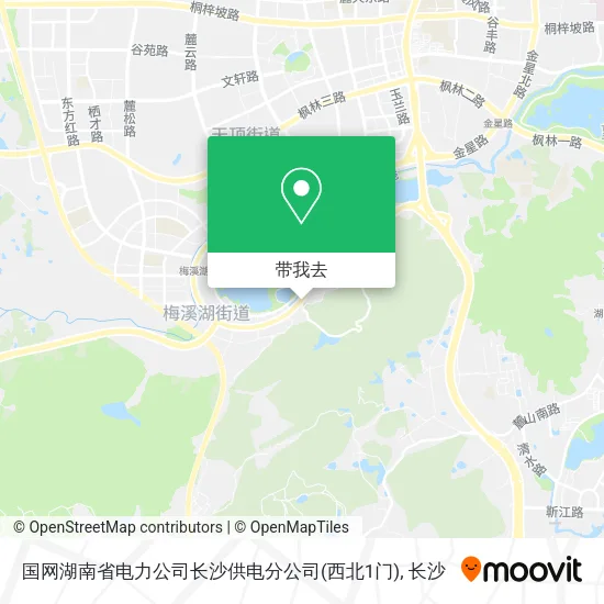 国网湖南省电力公司长沙供电分公司(西北1门)地图