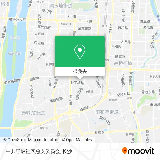 中共野坡社区总支委员会地图