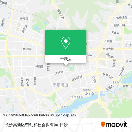 长沙高新区劳动和社会保障局地图