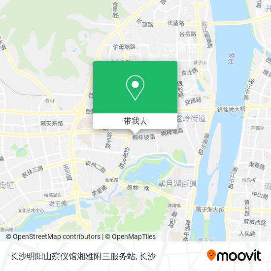 长沙明阳山殡仪馆湘雅附三服务站地图