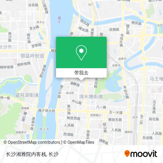 长沙湘雅院内客栈地图