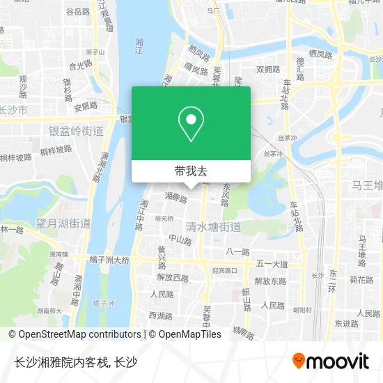 长沙湘雅院内客栈地图