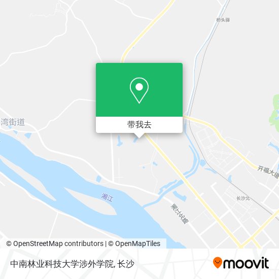 中南林业科技大学涉外学院地图