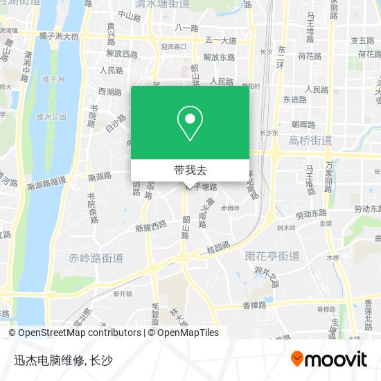 迅杰电脑维修地图