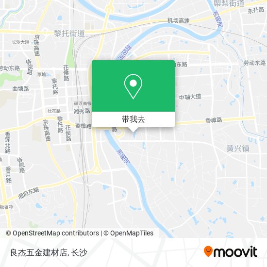 良杰五金建材店地图