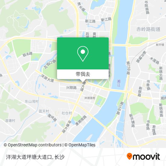 洋湖大道坪塘大道口地图