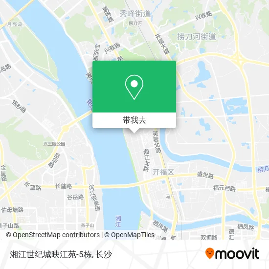 湘江世纪城映江苑-5栋地图