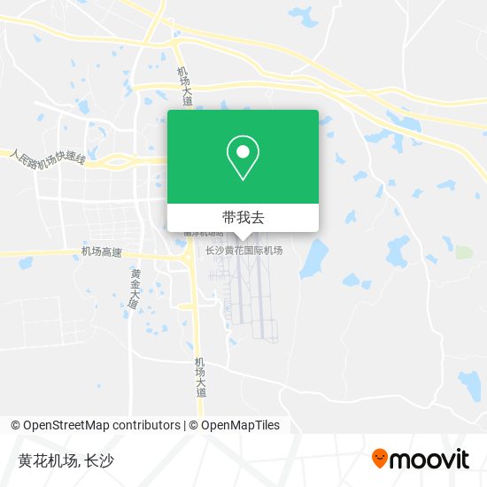 黄花机场地图