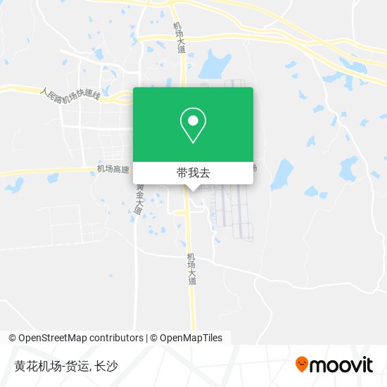 黄花机场-货运地图