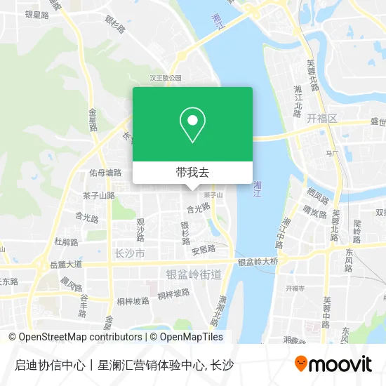 启迪协信中心丨星澜汇营销体验中心地图