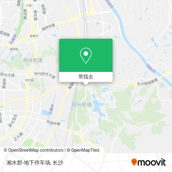 湘水郡-地下停车场地图