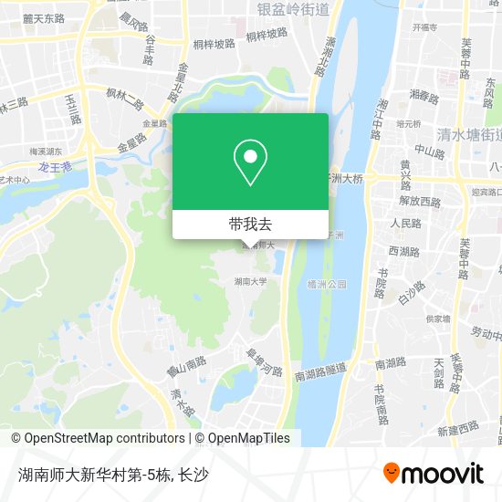 湖南师大新华村第-5栋地图