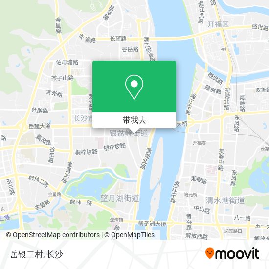 岳银二村地图