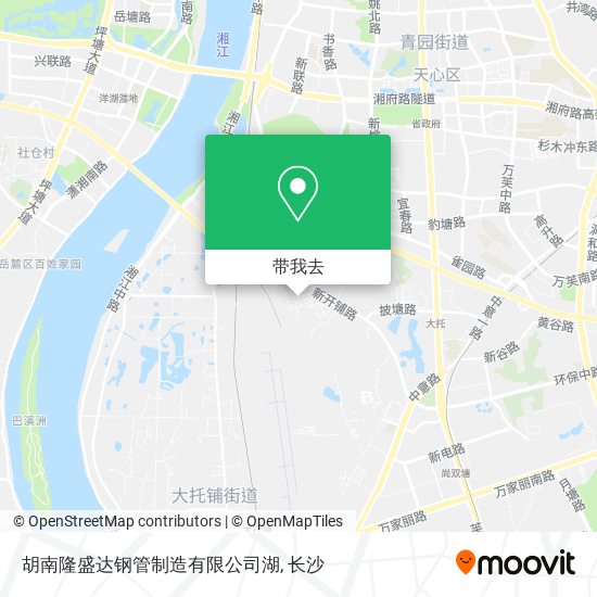 胡南隆盛达钢管制造有限公司湖地图