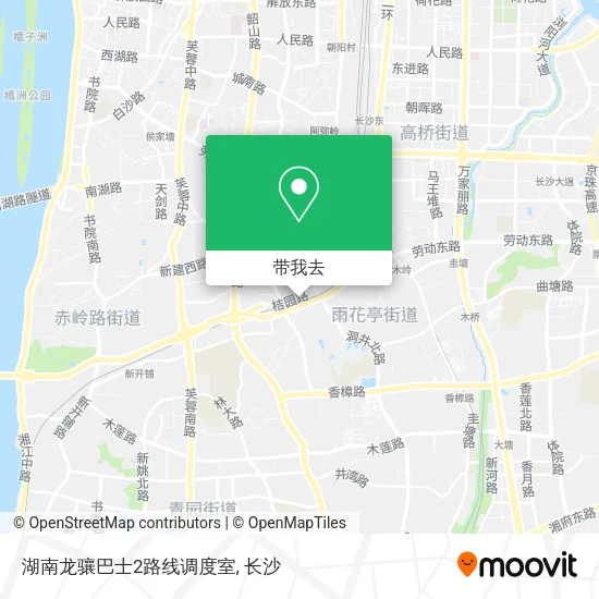 湖南龙骧巴士2路线调度室地图