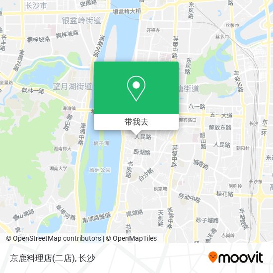 京鹿料理店(二店)地图