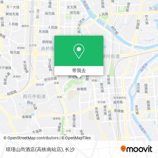 琅瑾山尚酒店(高铁南站店)地图