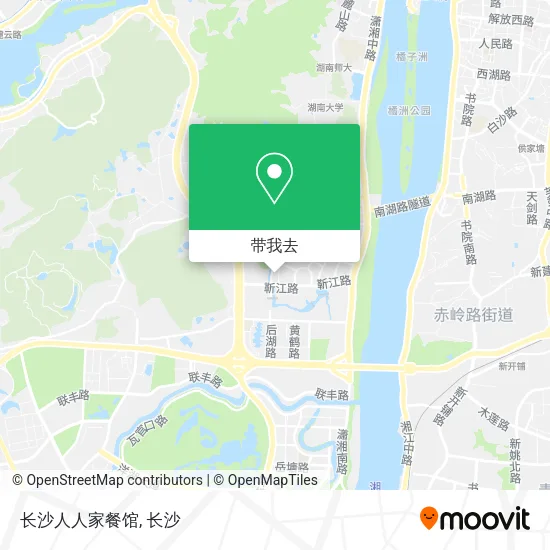 长沙人人家餐馆地图