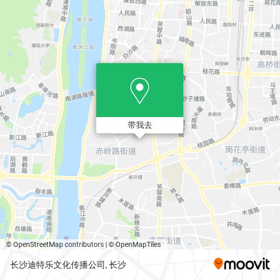 长沙迪特乐文化传播公司地图