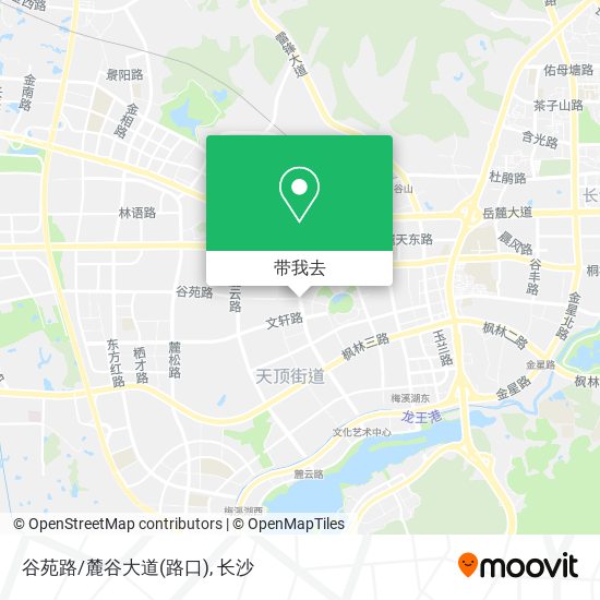 谷苑路/麓谷大道(路口)地图
